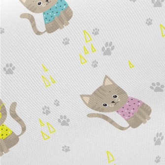 Smart And Well-behaved Cat Midweight Cotton Poplin