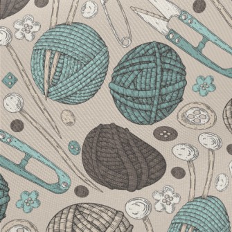 Handmade Yarn Ball Supplies Midweight Cotton Poplin