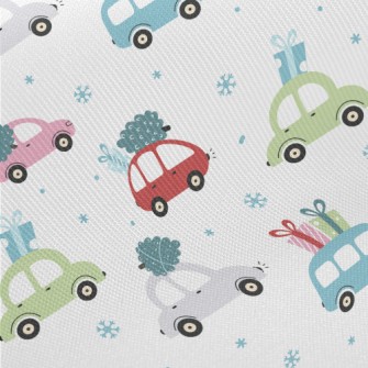 Car Loaded With Gifts Midweight Cotton Poplin