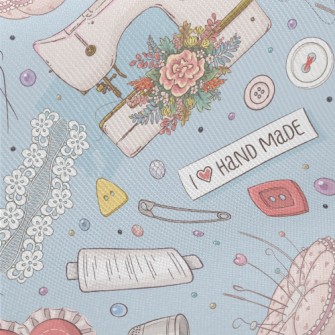 Hand-sewn Rabbit Doll Midweight Cotton Poplin