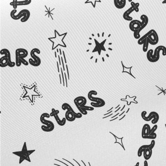 Shining Star Text Midweight Cotton Poplin