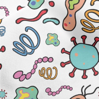 Science And Chemicals Patterns Micro Fleece