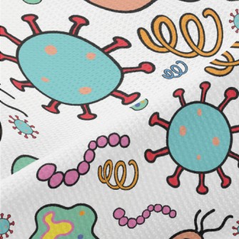 Science And Chemicals Patterns Piqué