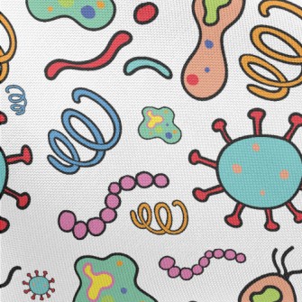 Science And Chemicals Patterns Pongee