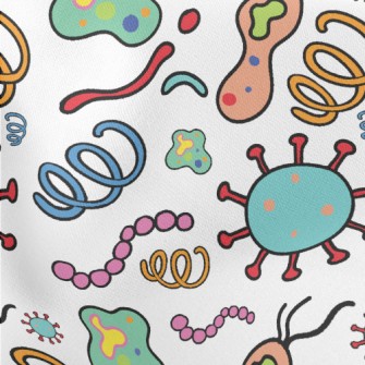 Science And Chemicals Patterns Lightweight Cotton Poplin