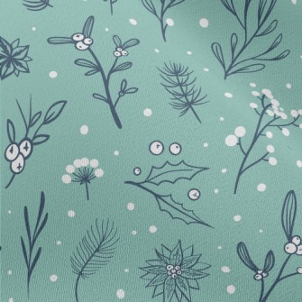 Hand Drawn Cartoon Christmas P Chiffon