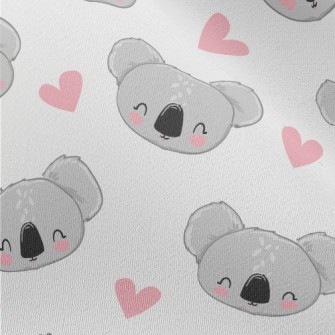Hand Drawn Happy Koala Chiffon