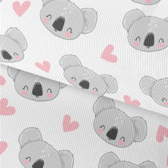 Hand Drawn Happy Koala Waterproof Oxford
