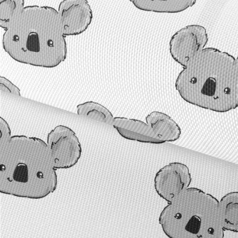 Hand Drawn Plush Koala Waterproof Oxford
