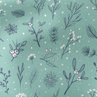 Hand Drawn Cartoon Christmas P Waterproof Canvas