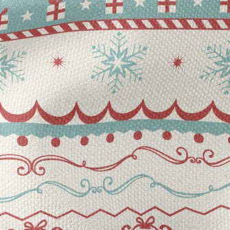 Beautiful Retro Christmas Patt Waterproof Canvas