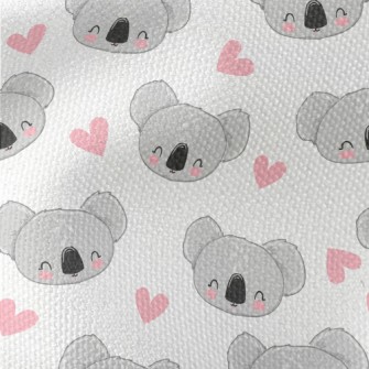 Hand Drawn Happy Koala Waterproof Canvas