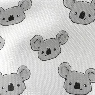 Hand Drawn Plush Koala Waterproof Canvas