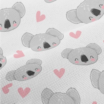 Hand Drawn Happy Koala Performance Linen