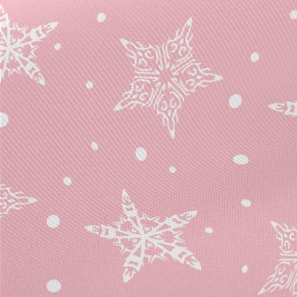 Winter Five-pointed Snowflake Twill