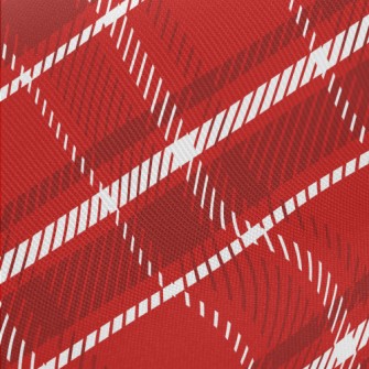 Christmas Red Plaid Twill