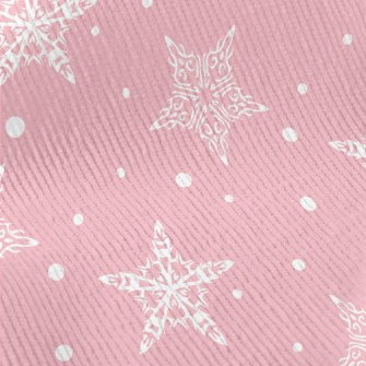Winter Five-pointed Snowflake Standard Corduroy