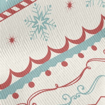 Beautiful Retro Christmas Patt Standard Corduroy