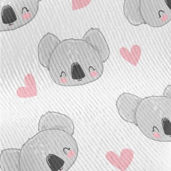 Hand Drawn Happy Koala Standard Corduroy