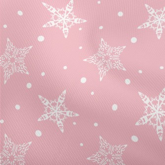Winter Five-pointed Snowflake Dobby
