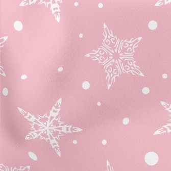 Winter Five-pointed Snowflake Stretch Ponte
