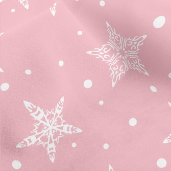 Winter Five-pointed Snowflake Micro Fleece