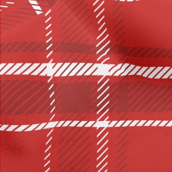 Christmas Red Plaid Micro Fleece