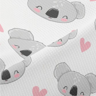 Hand Drawn Happy Koala Piqué