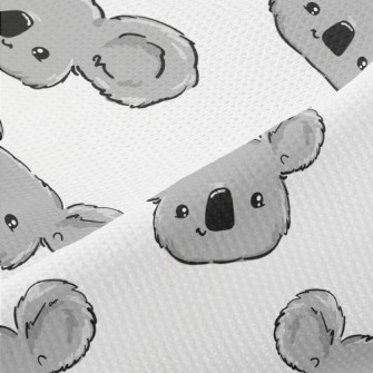 Hand Drawn Plush Koala Piqué