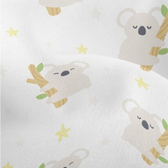Cartoon Cute Koala Lightweight Performance Linen