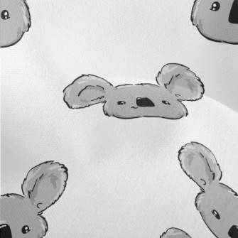 Hand Drawn Plush Koala Lightweight Performance Linen