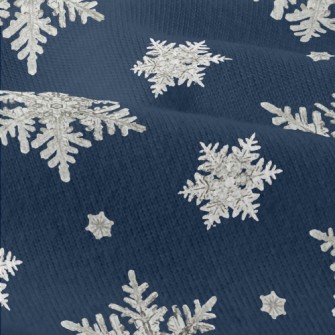 Hand Drawn Watercolor Snowflak Modern Jersey