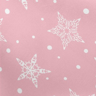 Winter Five-pointed Snowflake Pongee