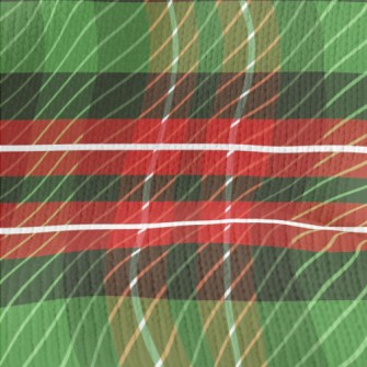 Christmas Color Plaid Stretch Jersey
