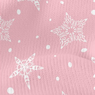 Winter Five-pointed Snowflake Stretch Jersey