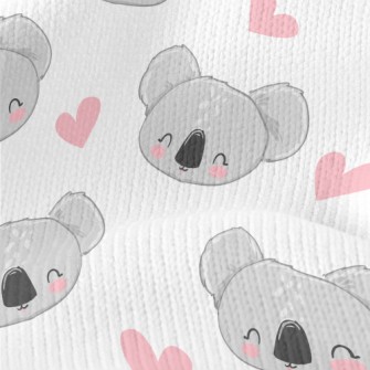 Hand Drawn Happy Koala Stretch Jersey