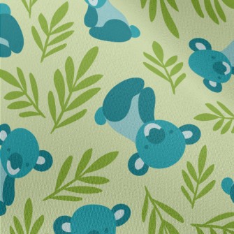 Koala And Eucalyptus Chiffon