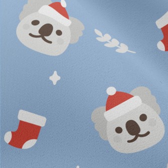 Cartoon Christmas Koala Chiffon