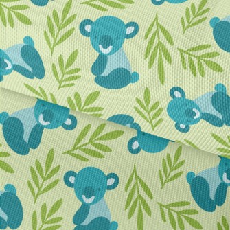 Koala And Eucalyptus Waterproof Oxford