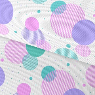 Dots And Stripes Circle Waterproof Oxford