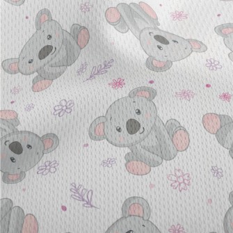 Cute Koala Doll Athletic Mesh Flat Back
