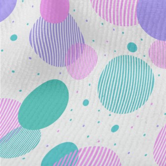 Dots And Stripes Circle Terry