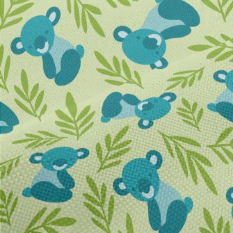 Koala And Eucalyptus Performance Linen