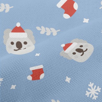 Cartoon Christmas Koala Performance Linen
