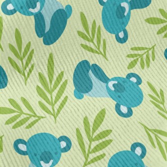 Koala And Eucalyptus Standard Corduroy