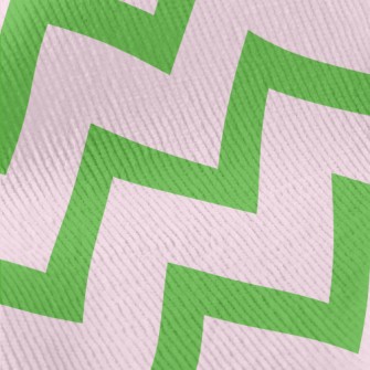 Purple Green Wave Pattern Standard Corduroy