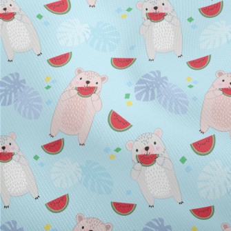 Cute Little Bear Eating Waterm Dobby