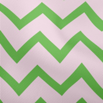 Purple Green Wave Pattern Dobby