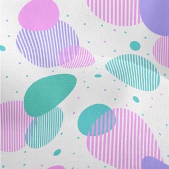 Dots And Stripes Circle Lightweight Performance Linen