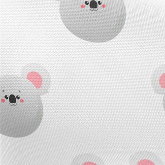 Cute Big Face Koala Pongee